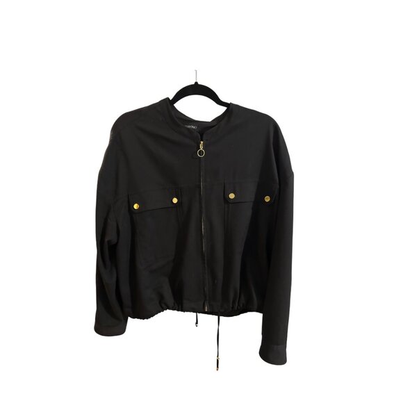 Ellen Tracy Women's XL Black Jacket with Gold Accents - Picture 4 of 7
